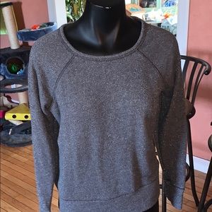 Aerie silver grey sweat shirt size medium